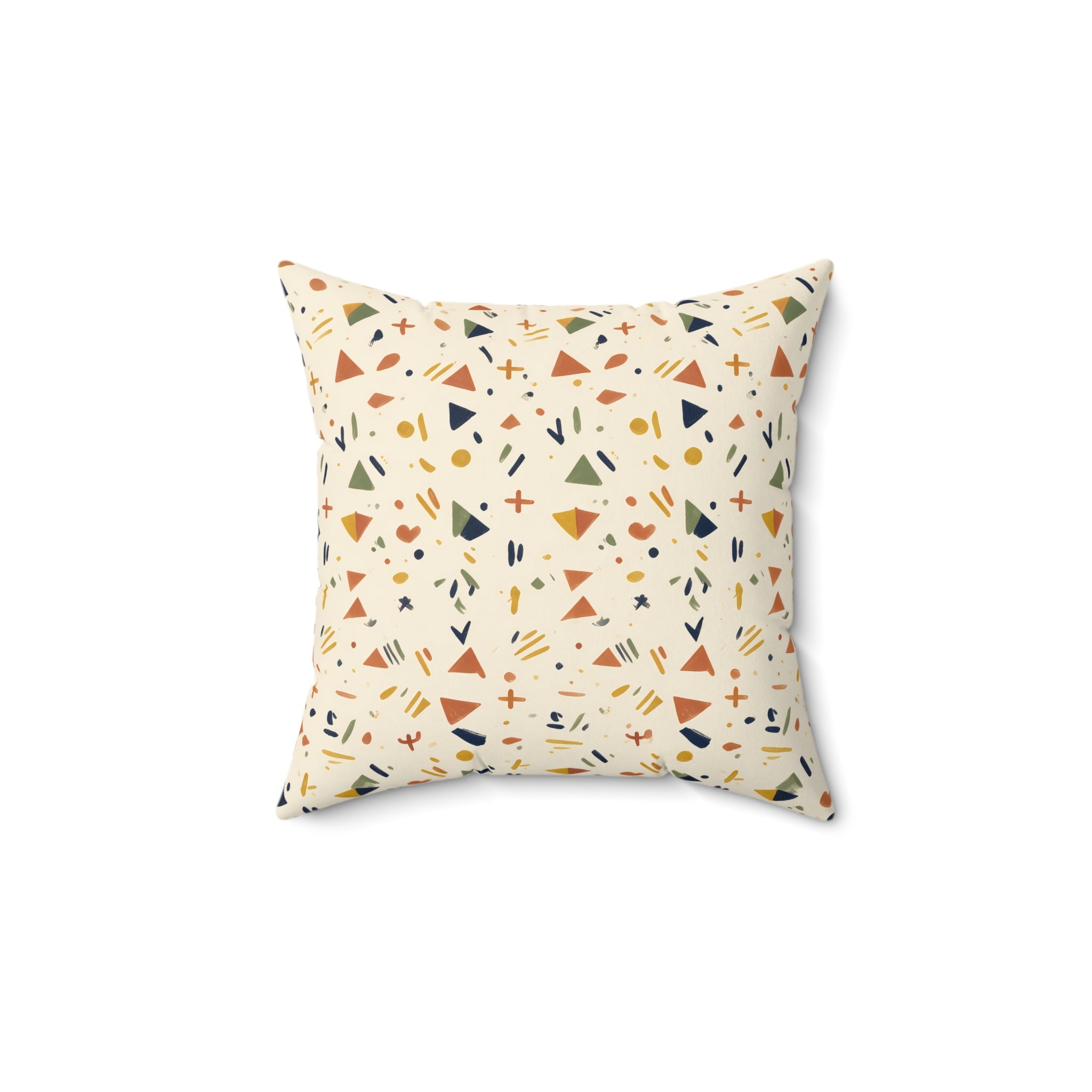 Afrohemian Geometric Throw Pillow with Insert