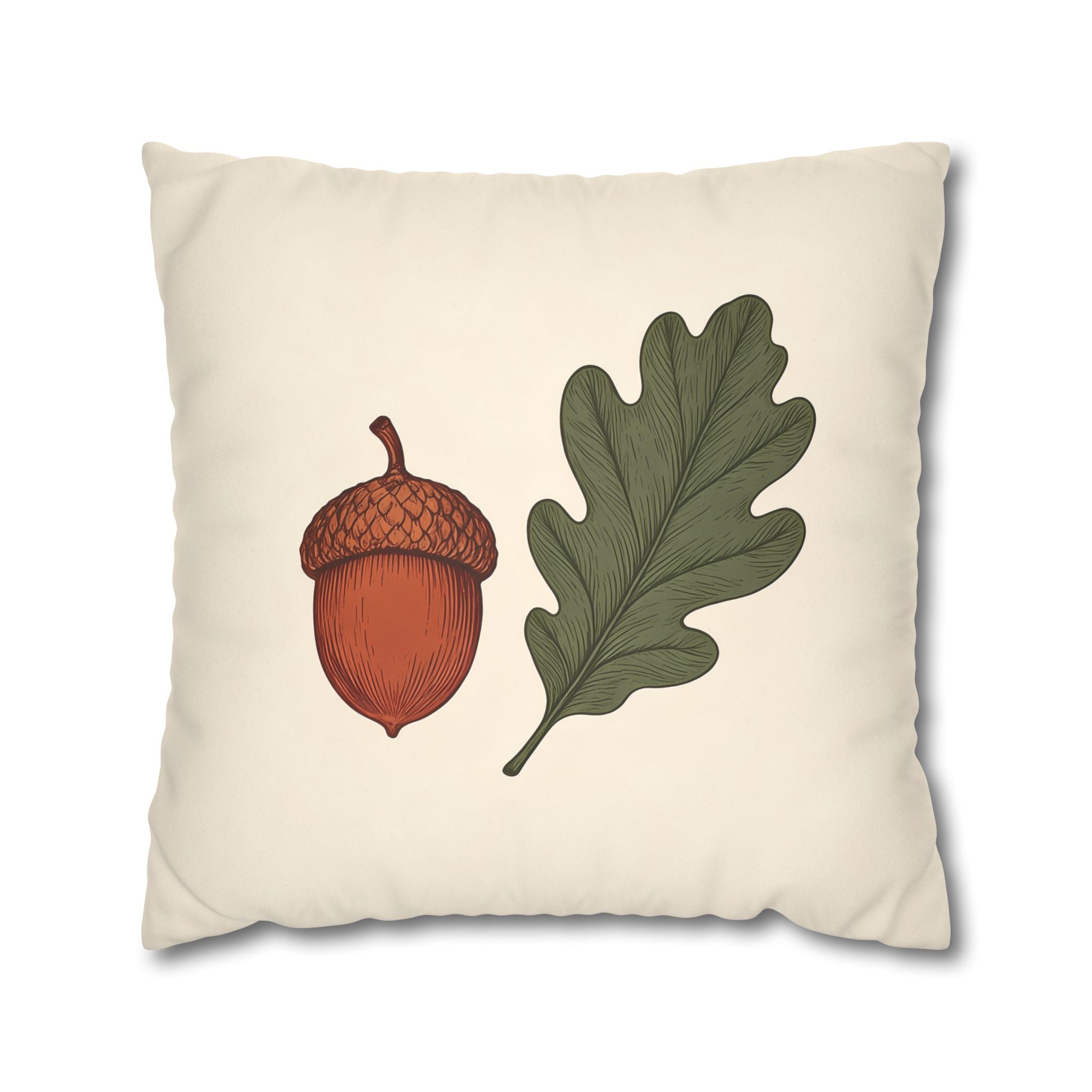 Autumn Oak Leaf Cushion Cover