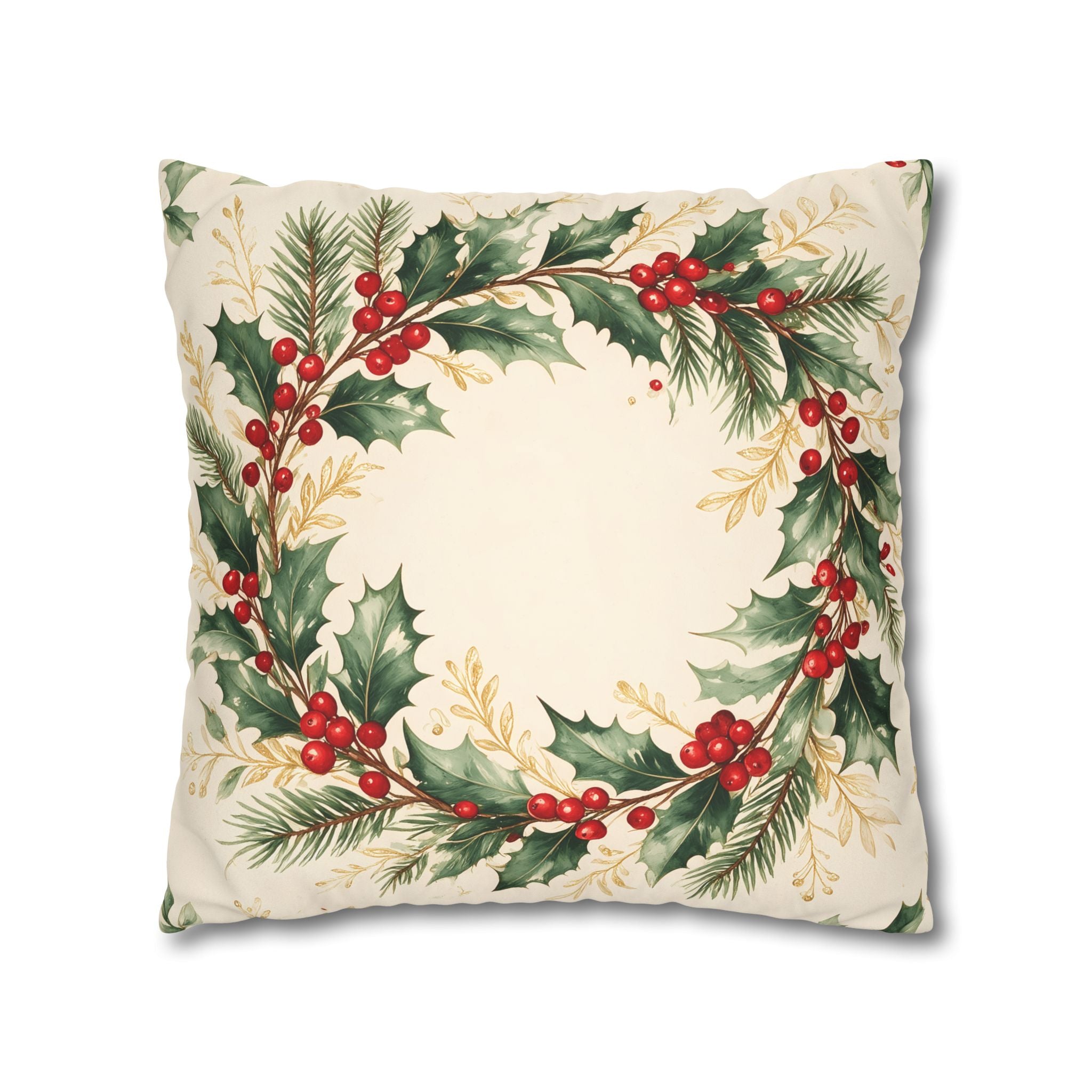 Christmas Wreath Cushion Cover