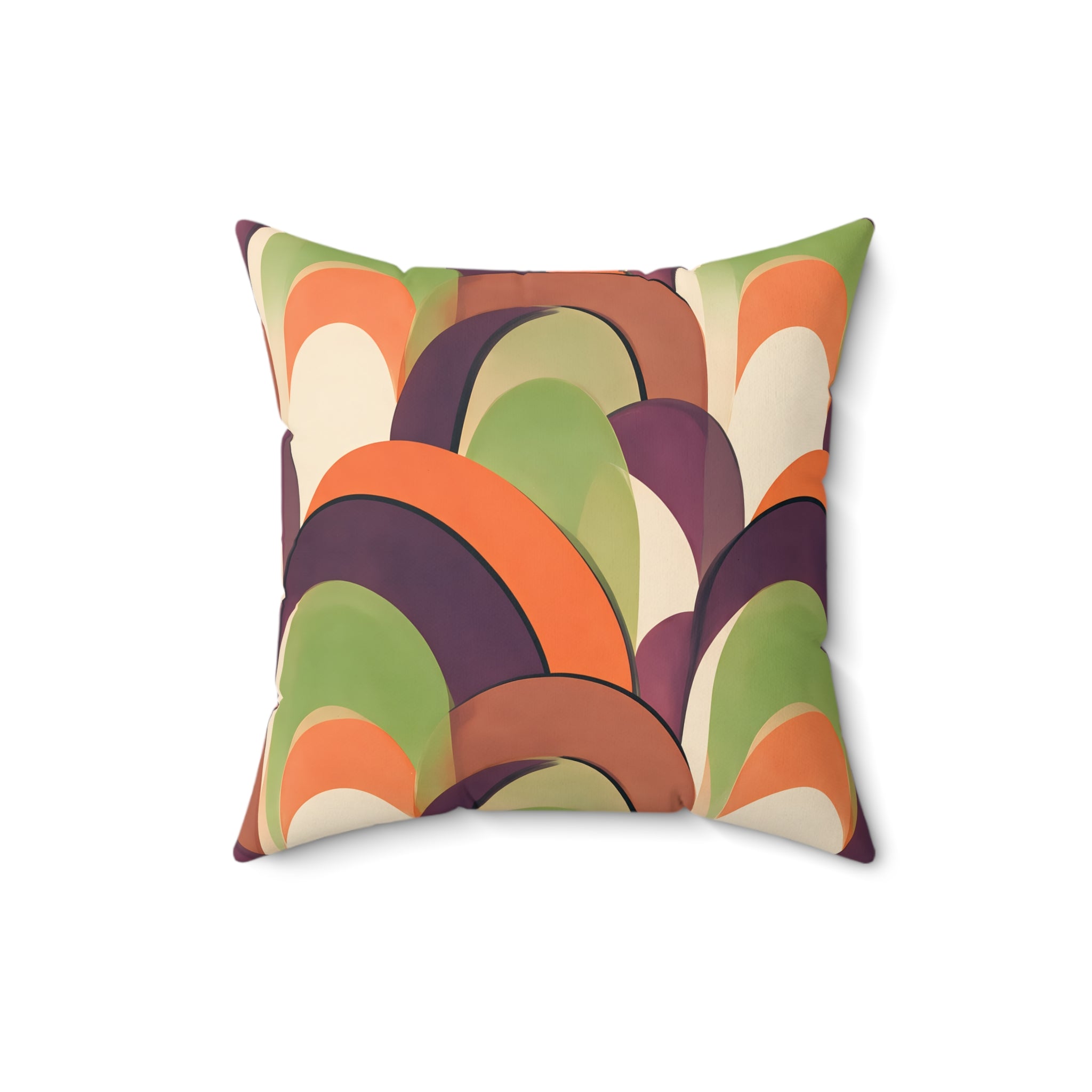 Retro Arch Throw Pillow with Insert