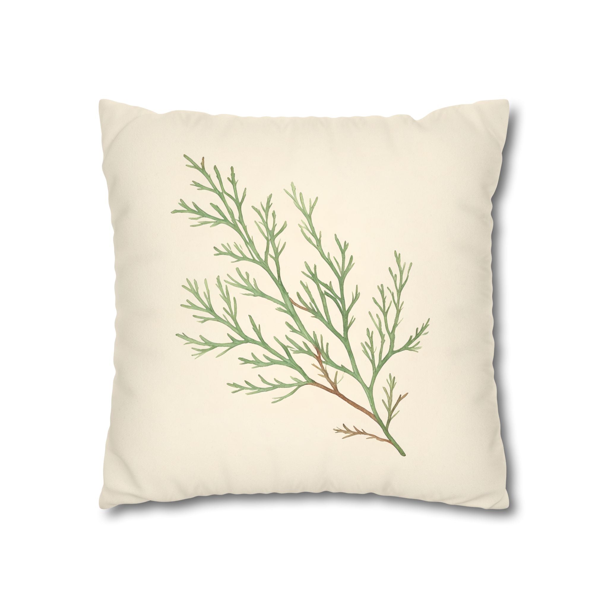 Sage Sprig Cushion Cover