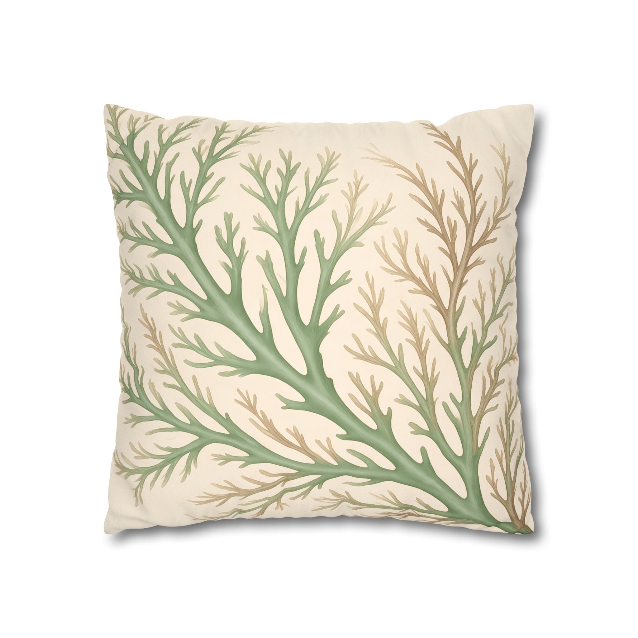 Sage & Driftwood Marine Branch Cushion Cover