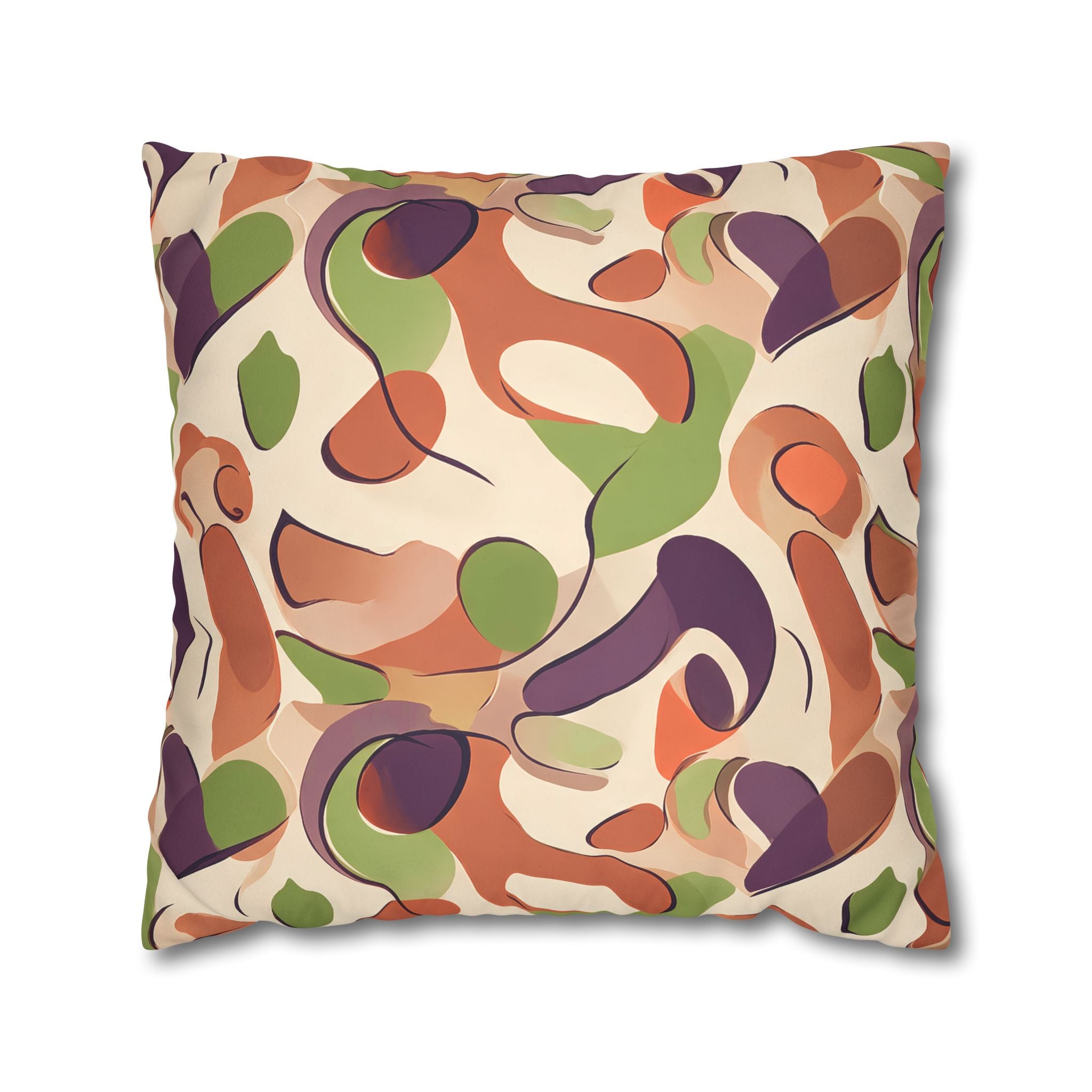 Contemporary Color Block Cushion Cover