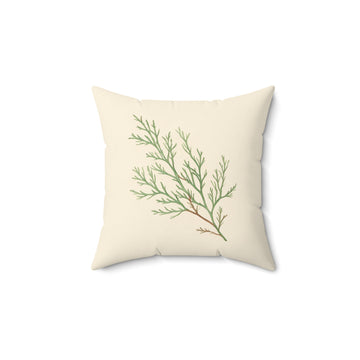 Sage Sprig Throw Pillow