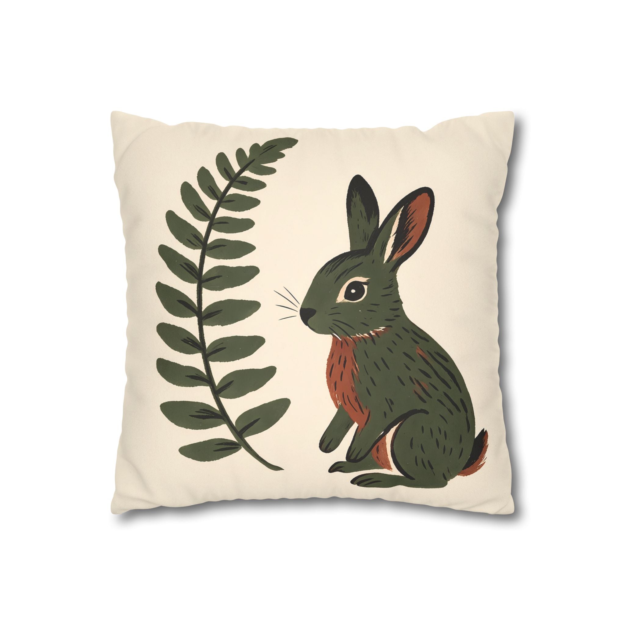 Woodland Hare Pillow Cover