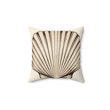 Beach House Scallop Shell Pillow