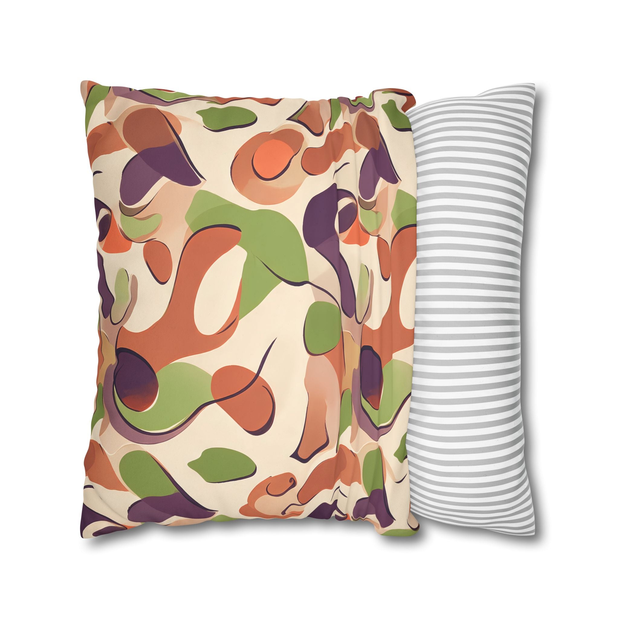 Contemporary Color Block Cushion Cover