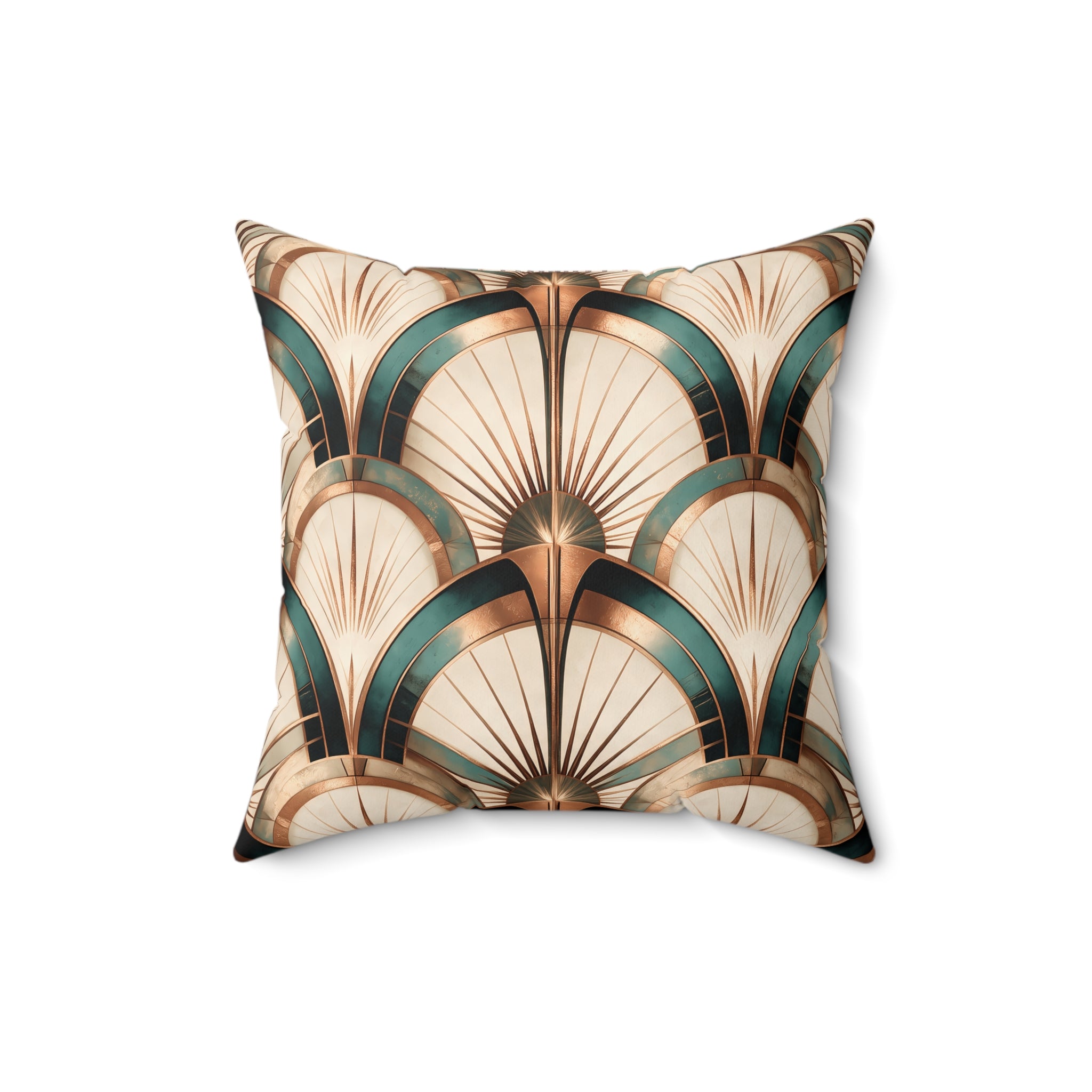 Patina Teal Throw Pillow with Insert