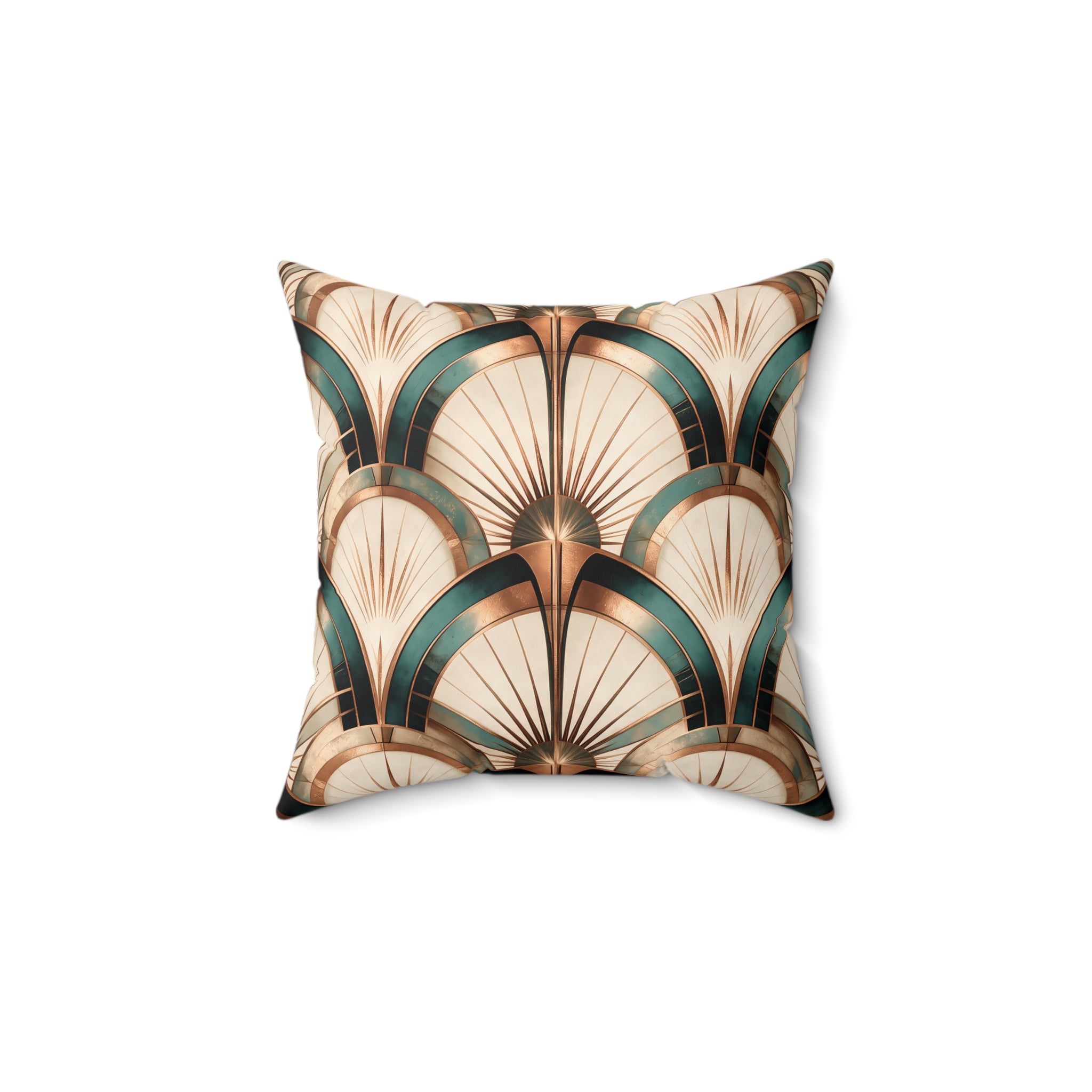 Patina Teal Throw Pillow with Insert