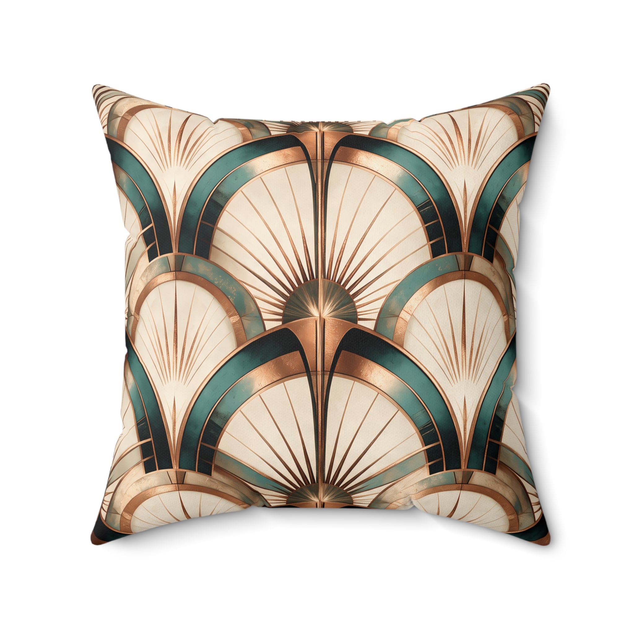 Patina Teal Throw Pillow with Insert