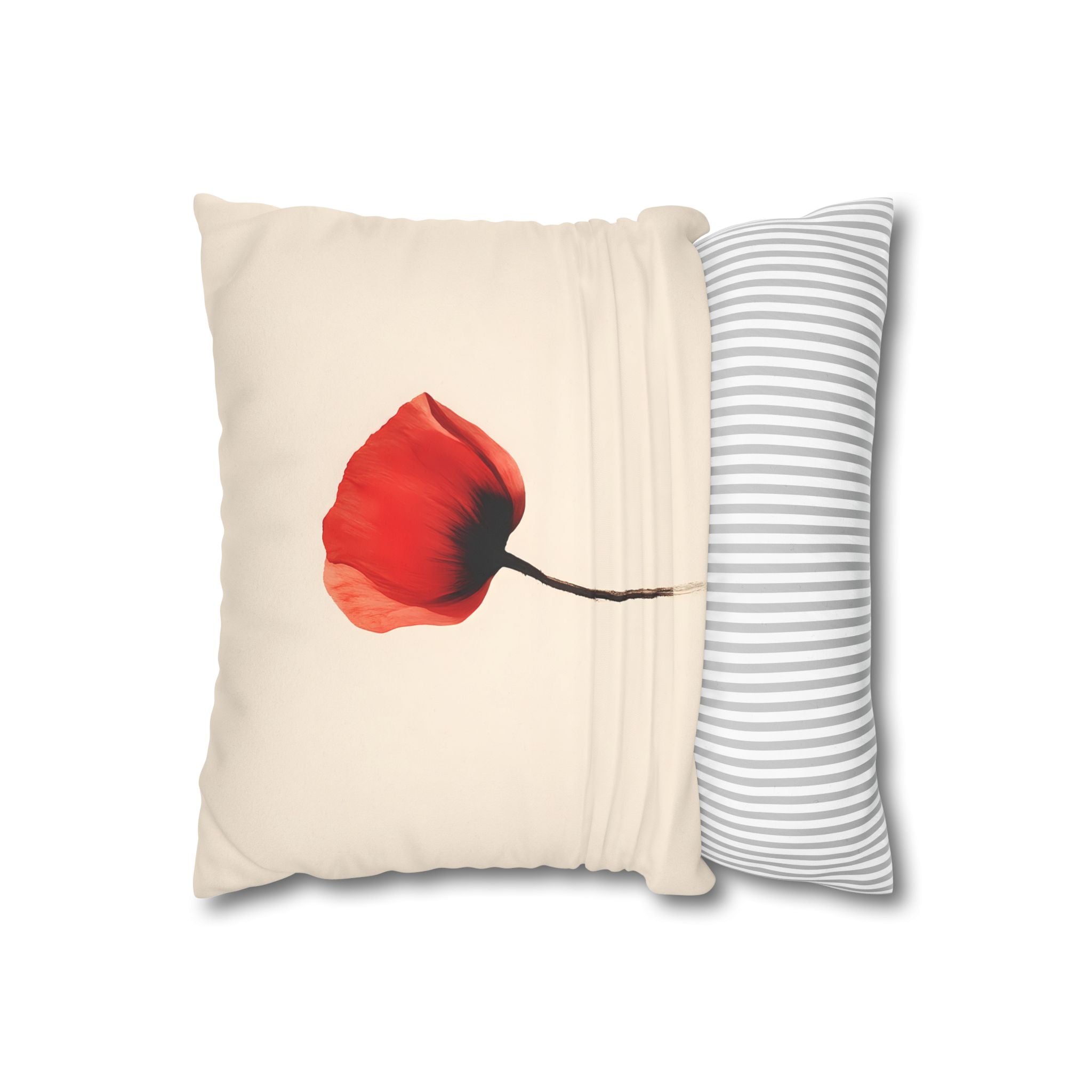 Red Poppy Cushion Cover