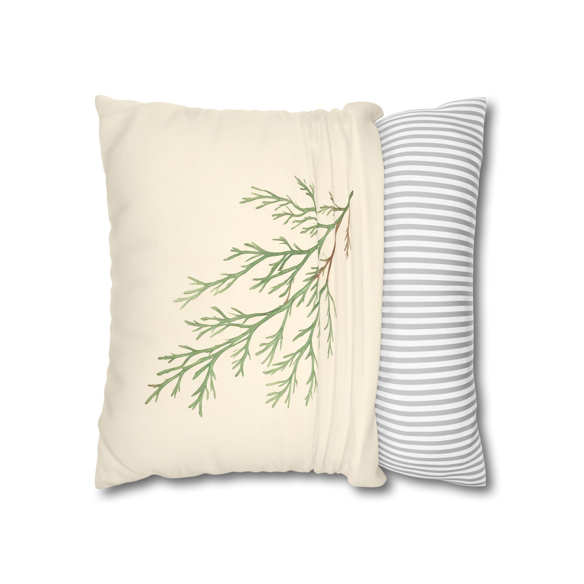 Sage Sprig Cushion Cover