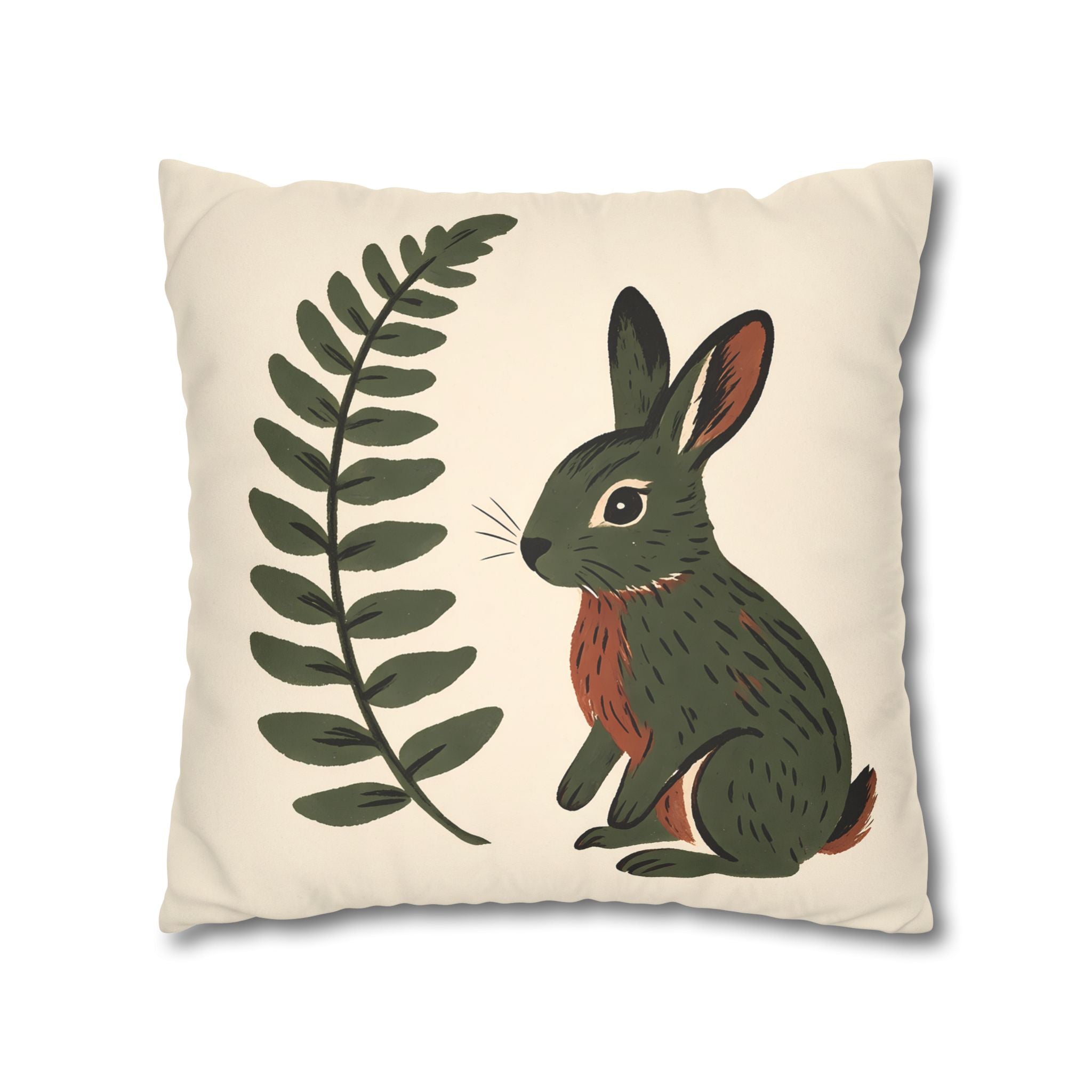 Woodland Hare Pillow Cover