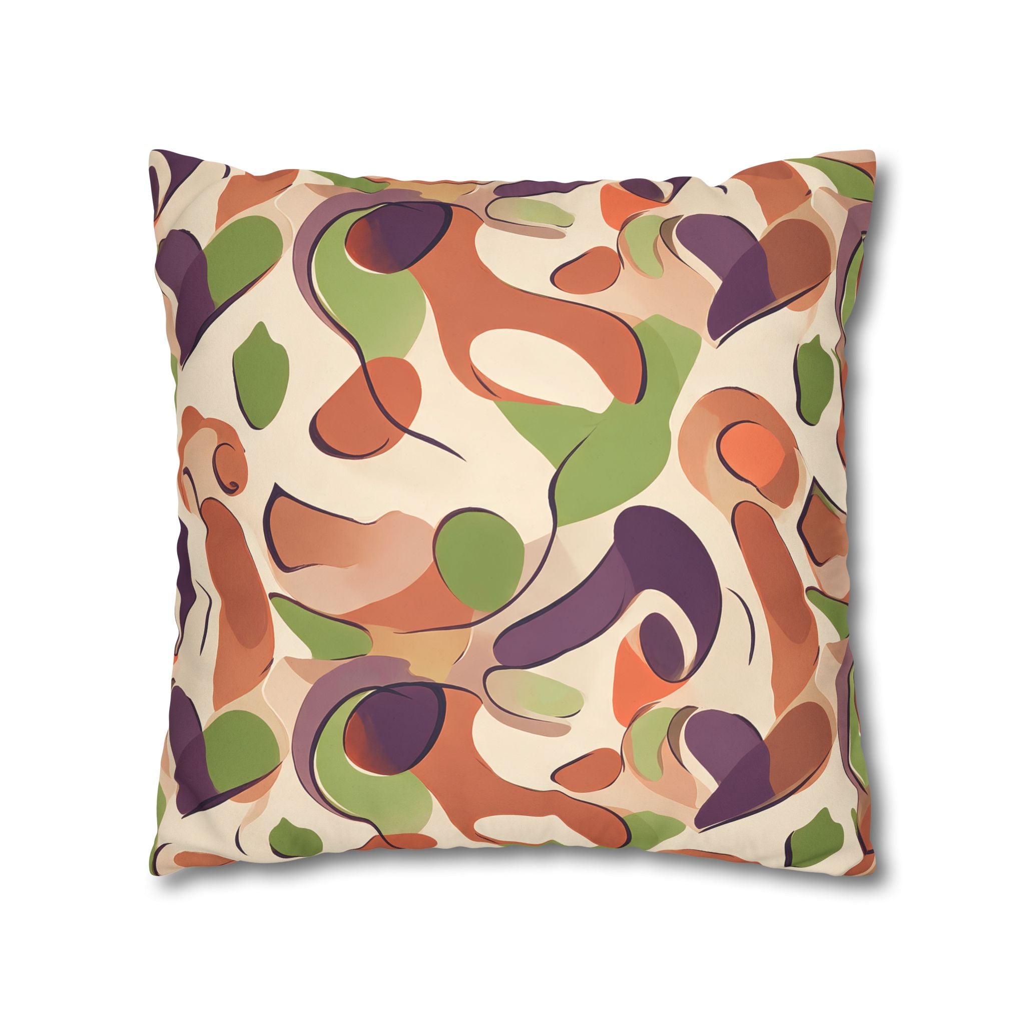 Contemporary Color Block Cushion Cover