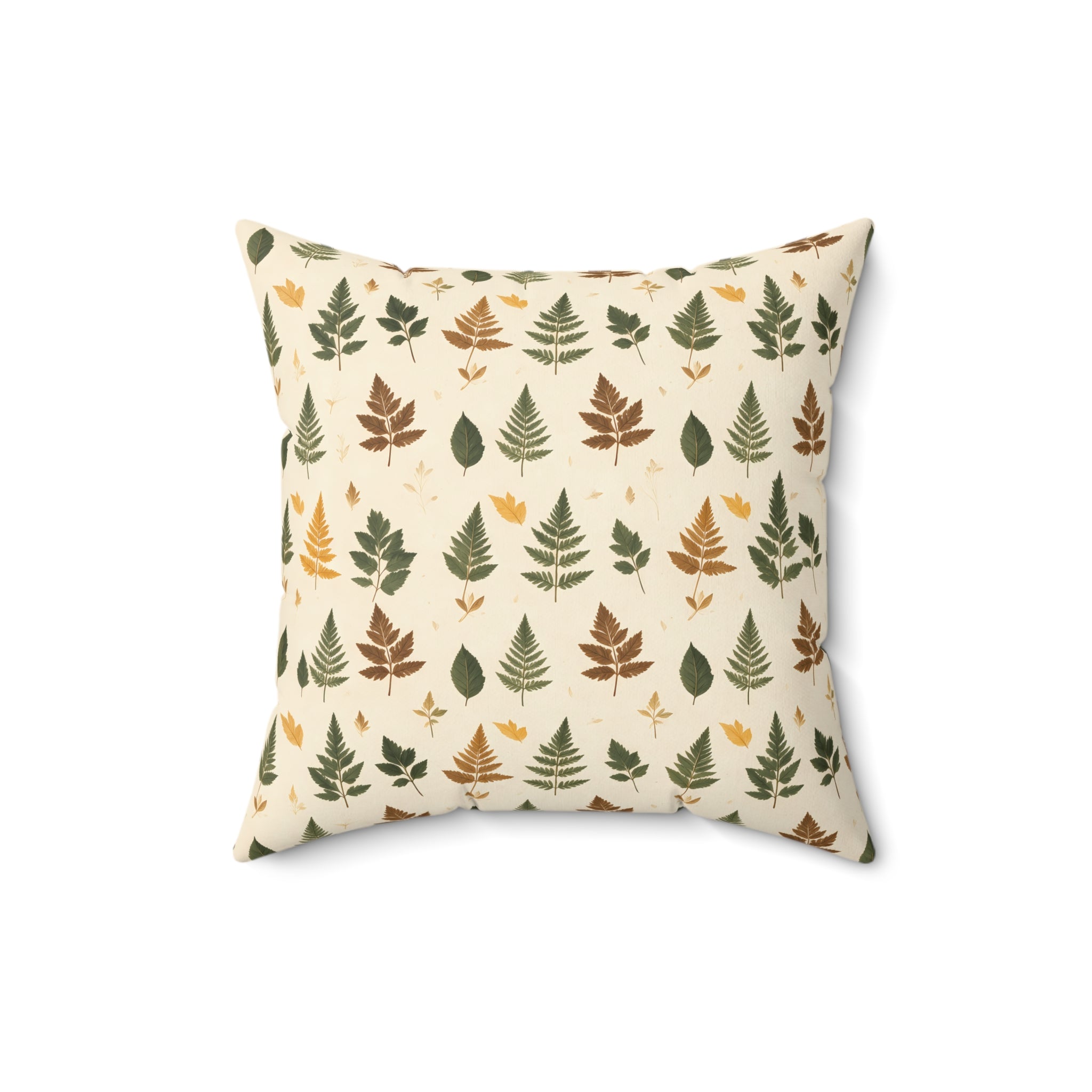 Herbarium Fern Throw Pillow