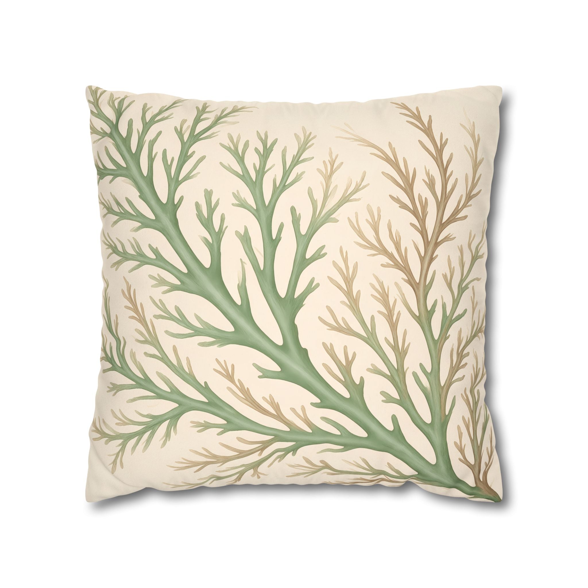 Sage & Driftwood Marine Branch Cushion Cover