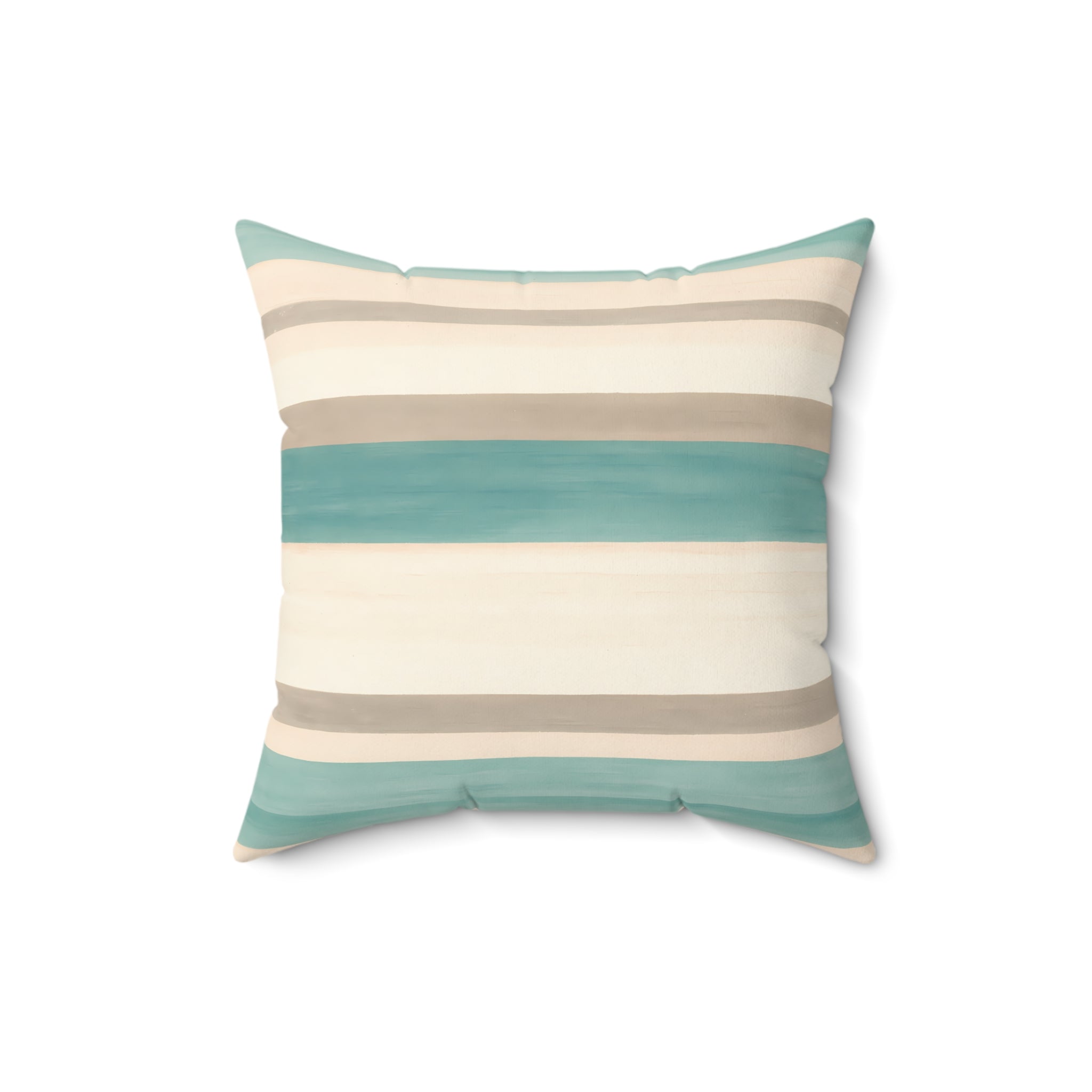 Seaside Macro Stripe Pillow with Insert