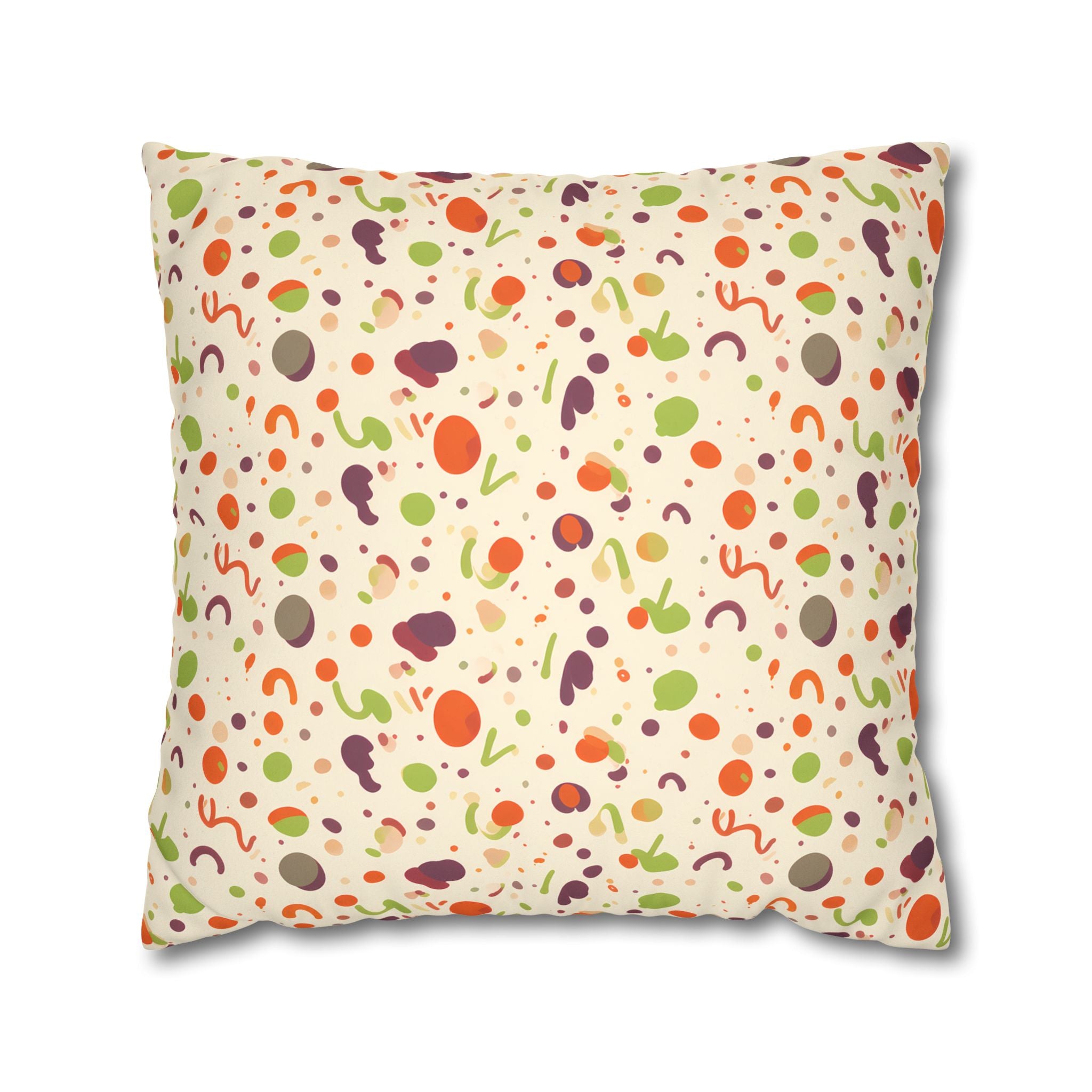 Eclectic Confetti Print Pillow Cover