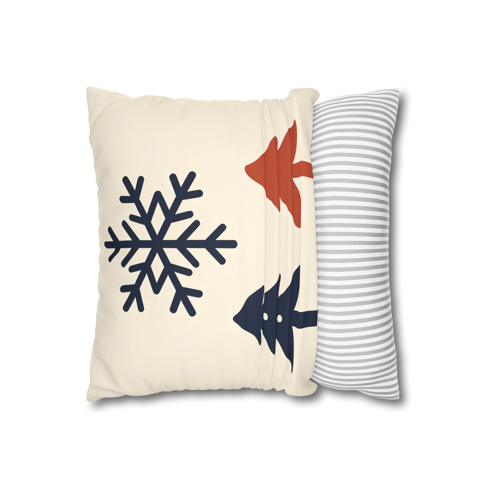 Nordic Snowflake Cushion Cover