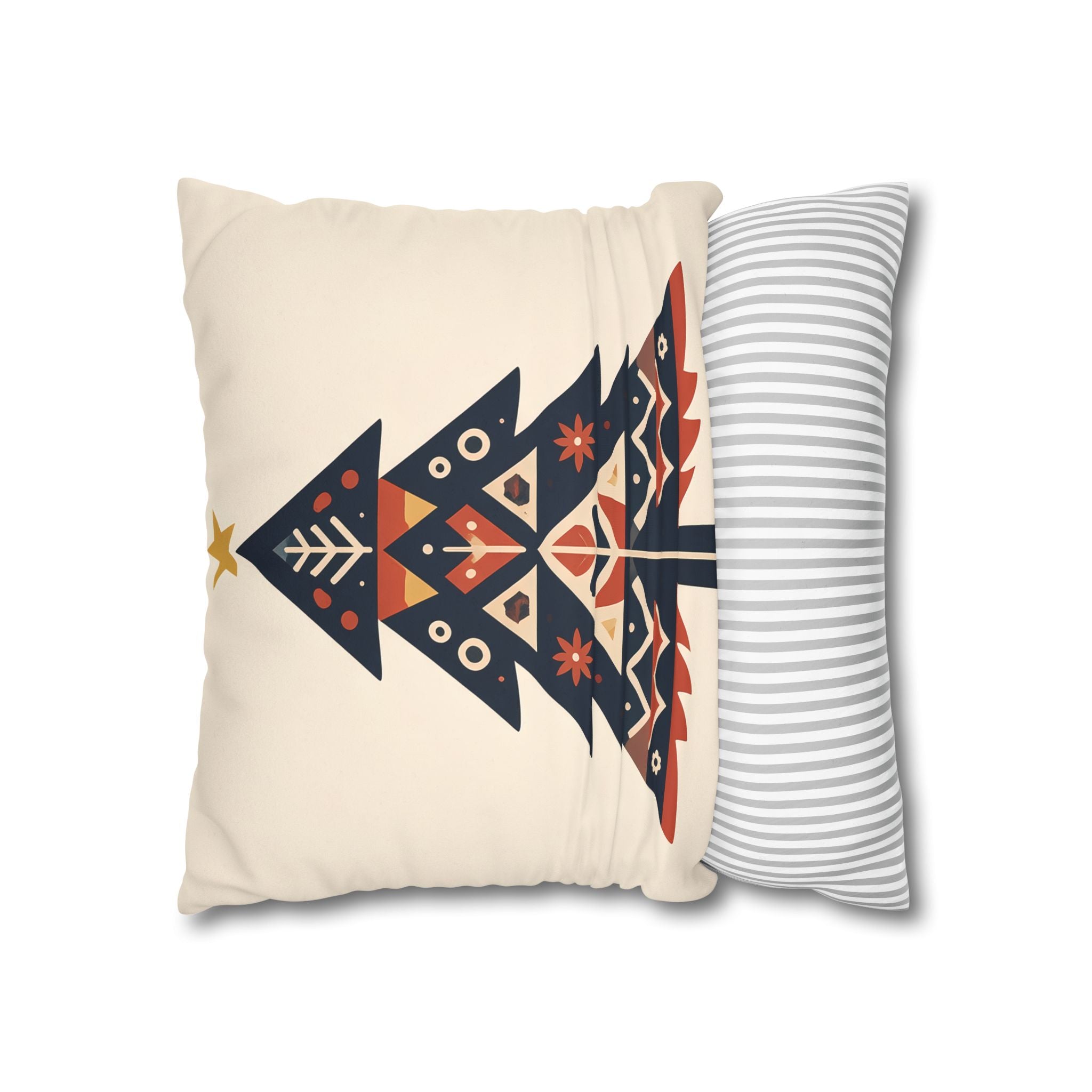 Nordic Christmas Tree Pillow Cover