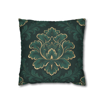 Emerald Damask Pillow Case