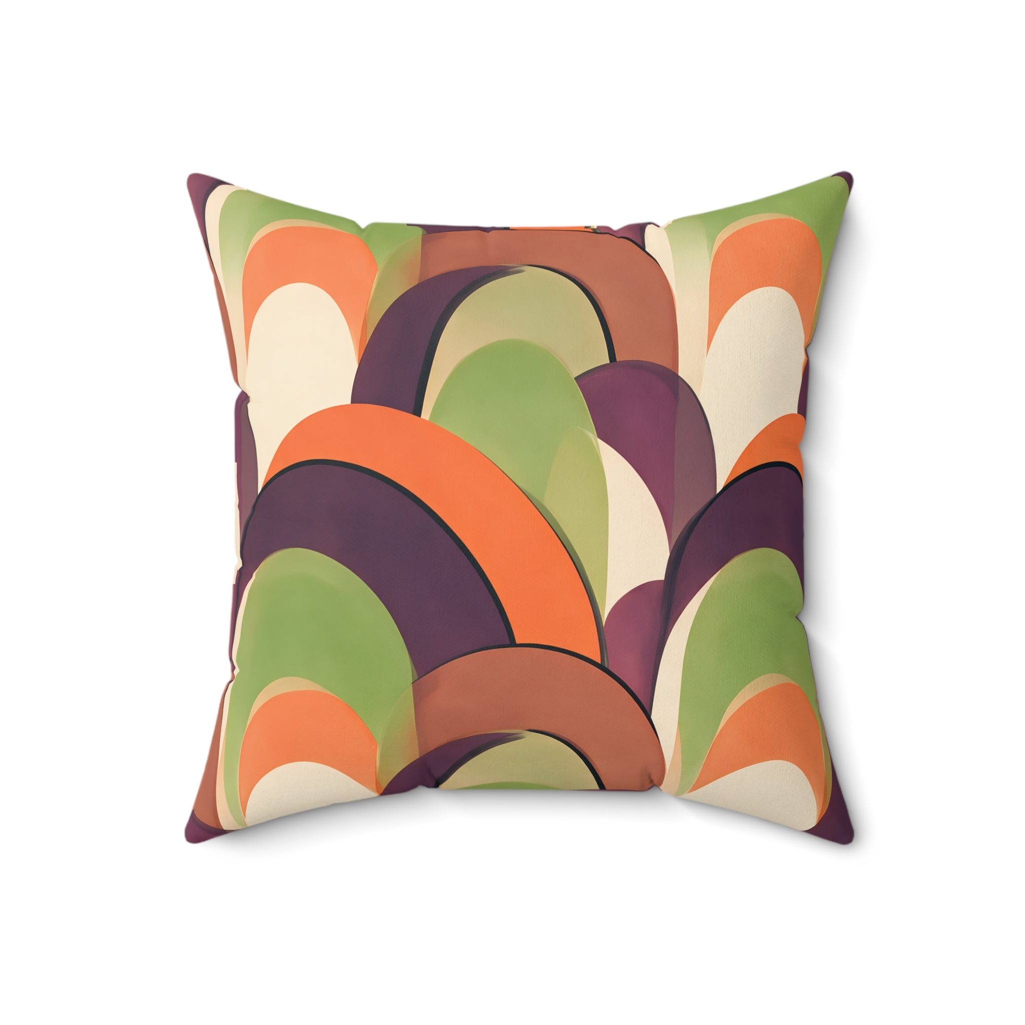 Retro Arch Throw Pillow with Insert