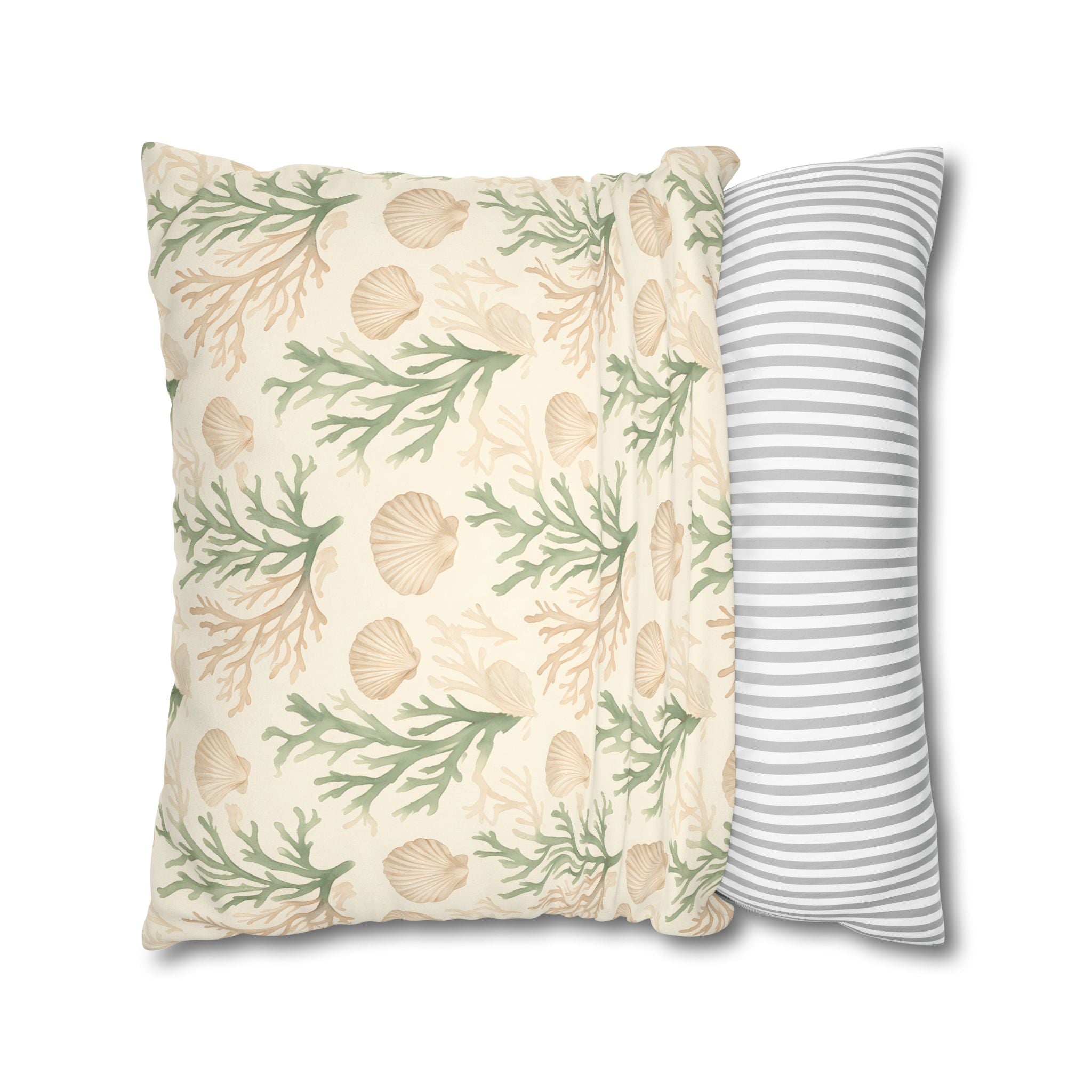 Marine Botanical Cushion Cover