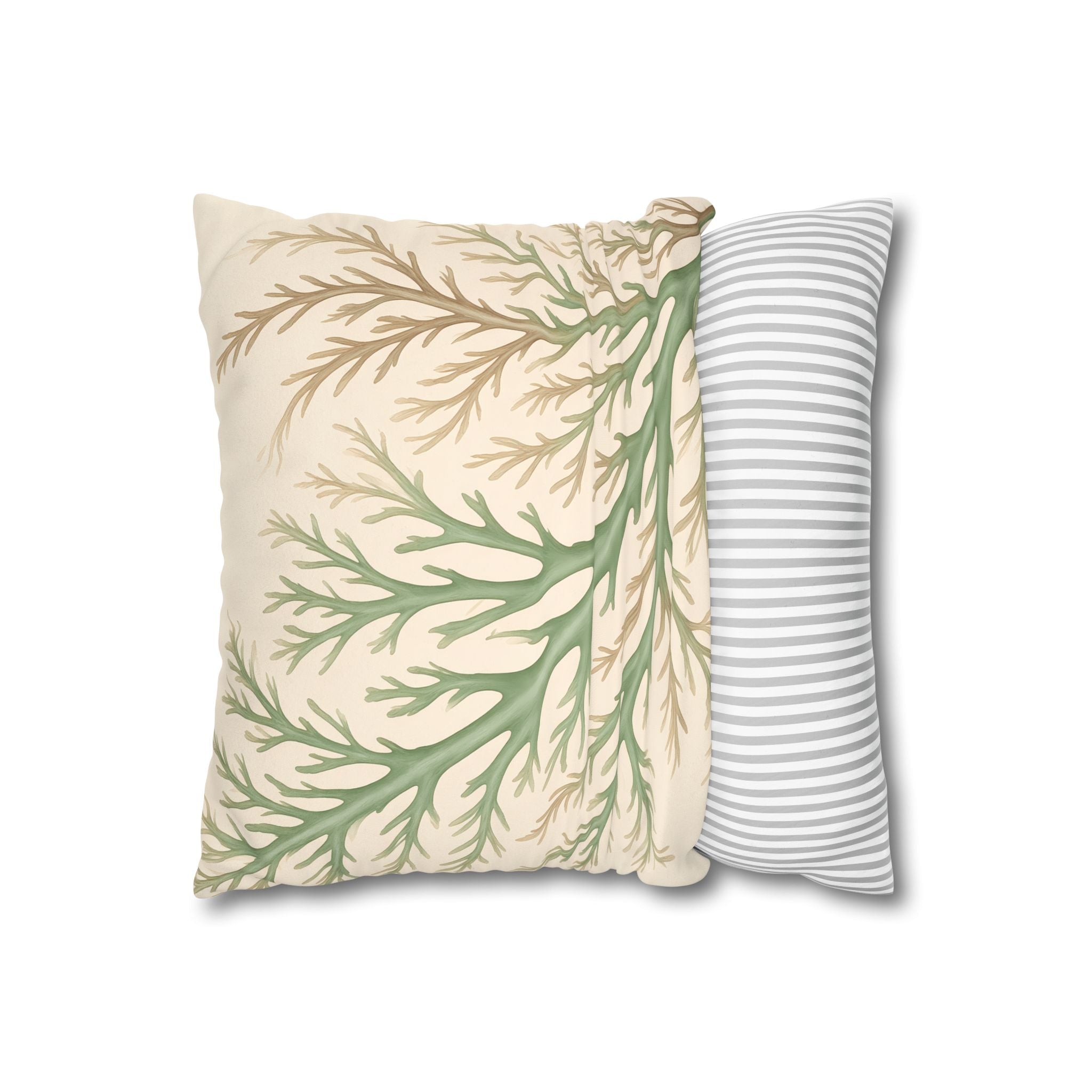 Sage & Driftwood Marine Branch Cushion Cover