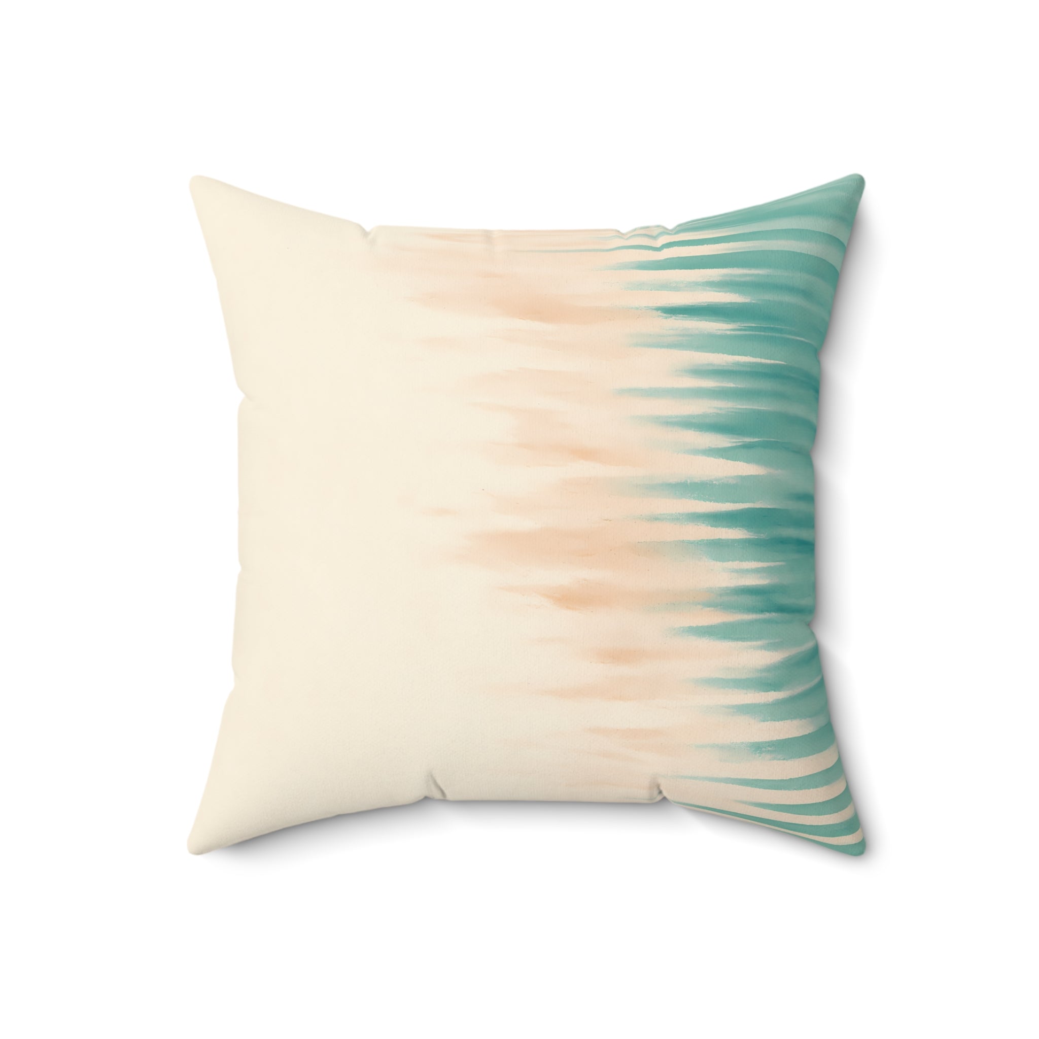 Shoreline Mist Striped Throw Pillow