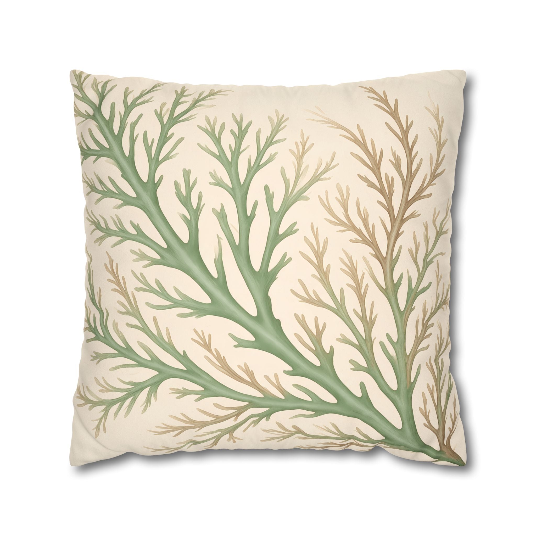 Sage & Driftwood Marine Branch Cushion Cover
