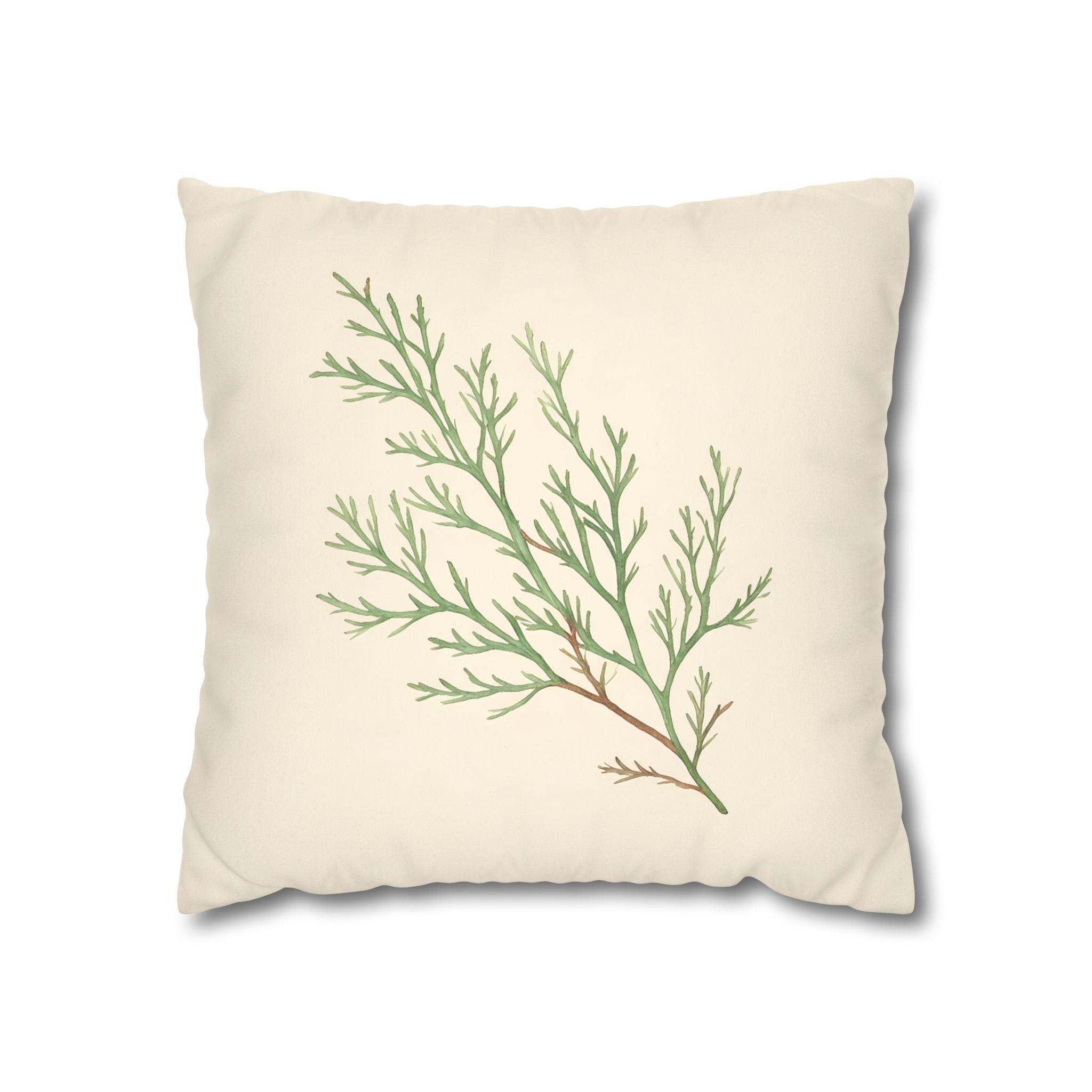 Sage Sprig Cushion Cover