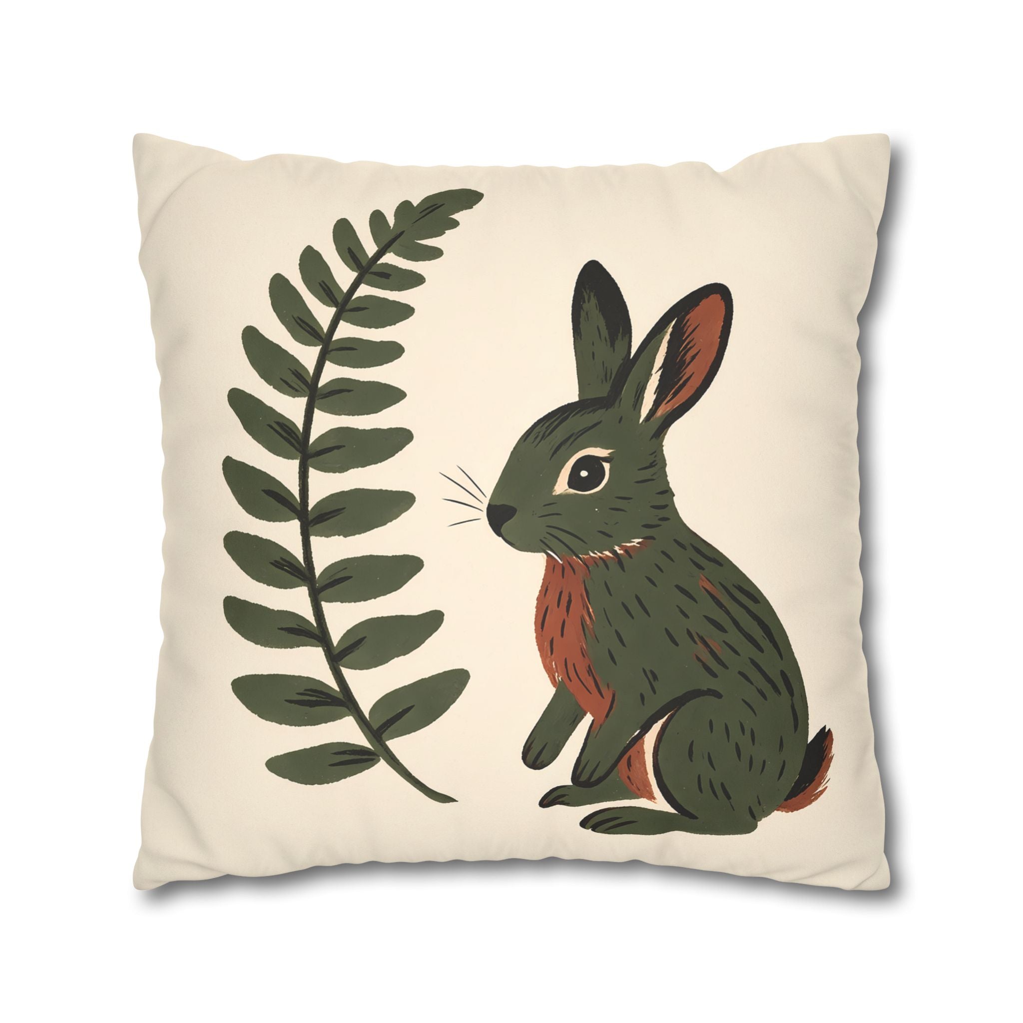 Woodland Hare Pillow Cover