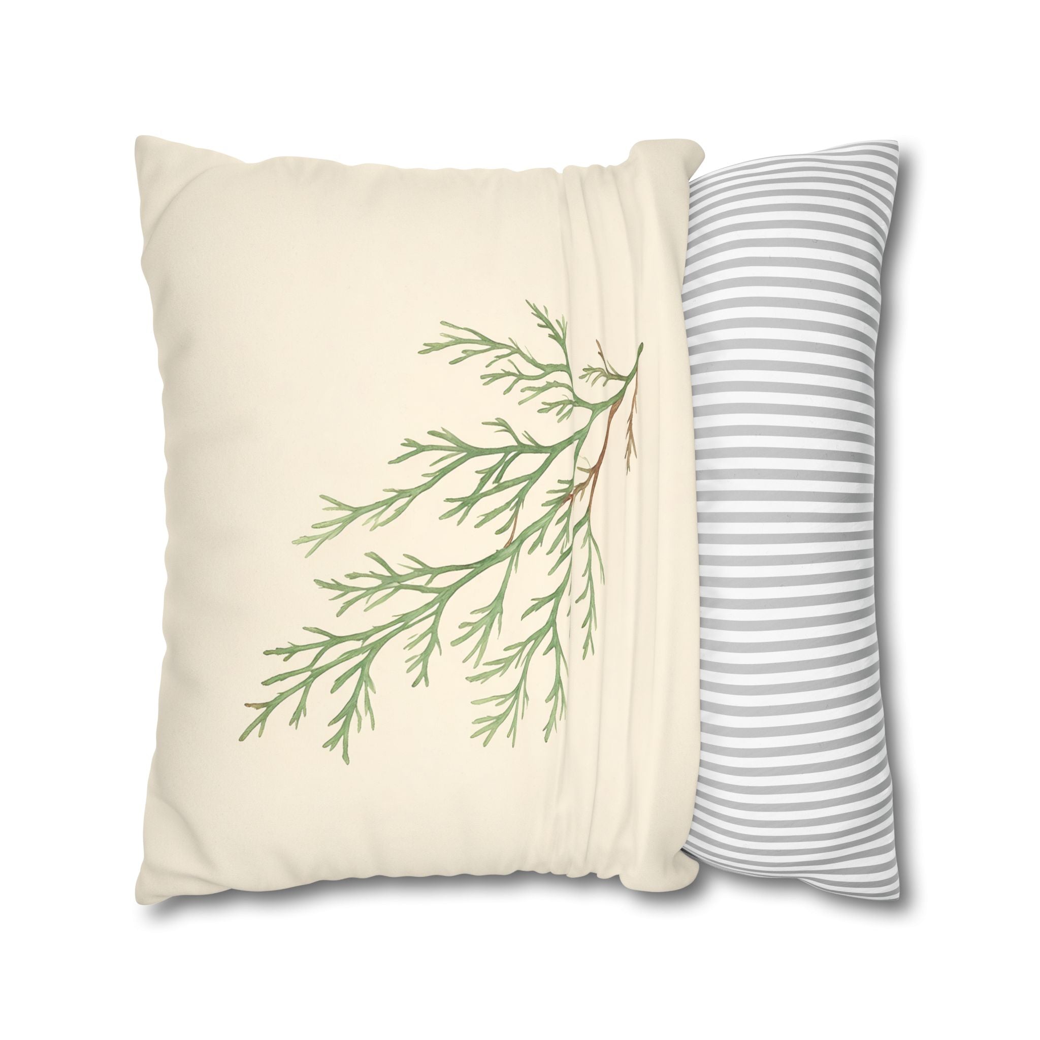 Sage Sprig Cushion Cover