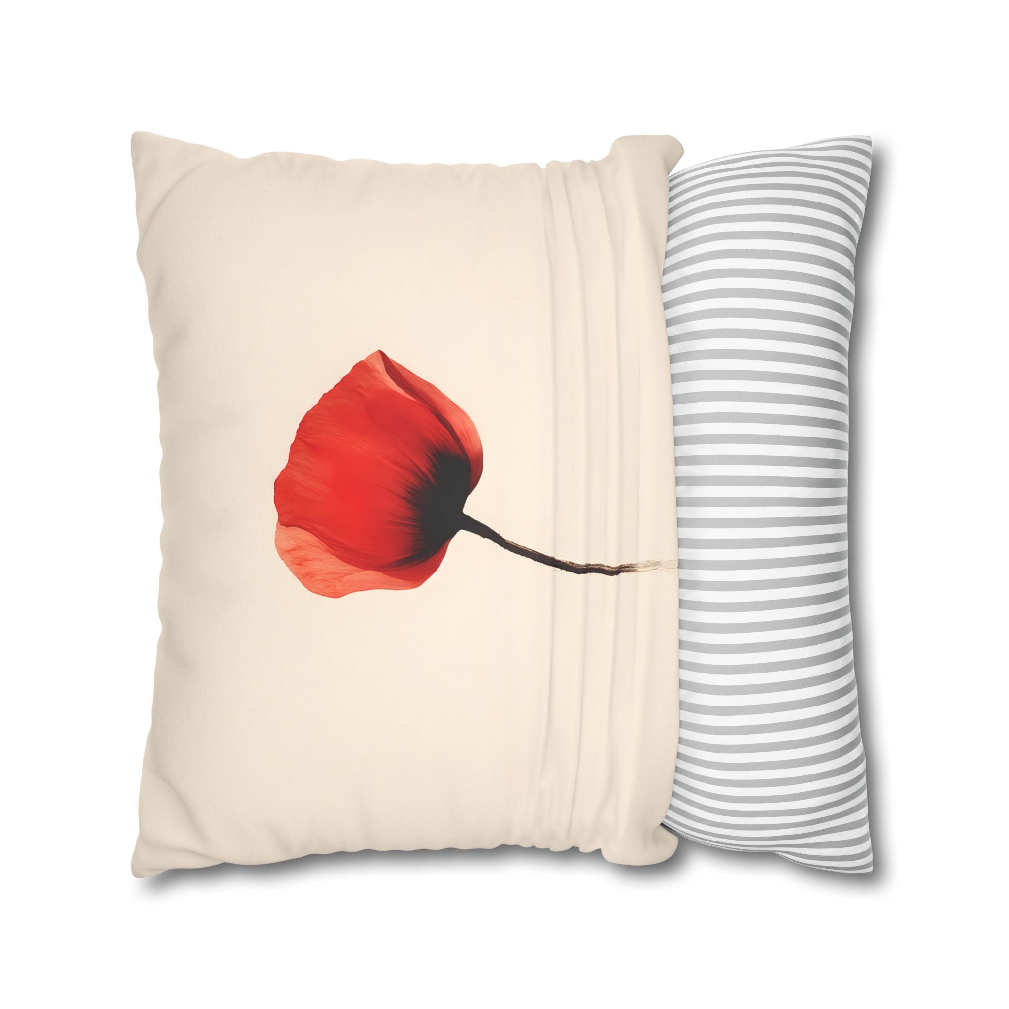 Red Poppy Cushion Cover