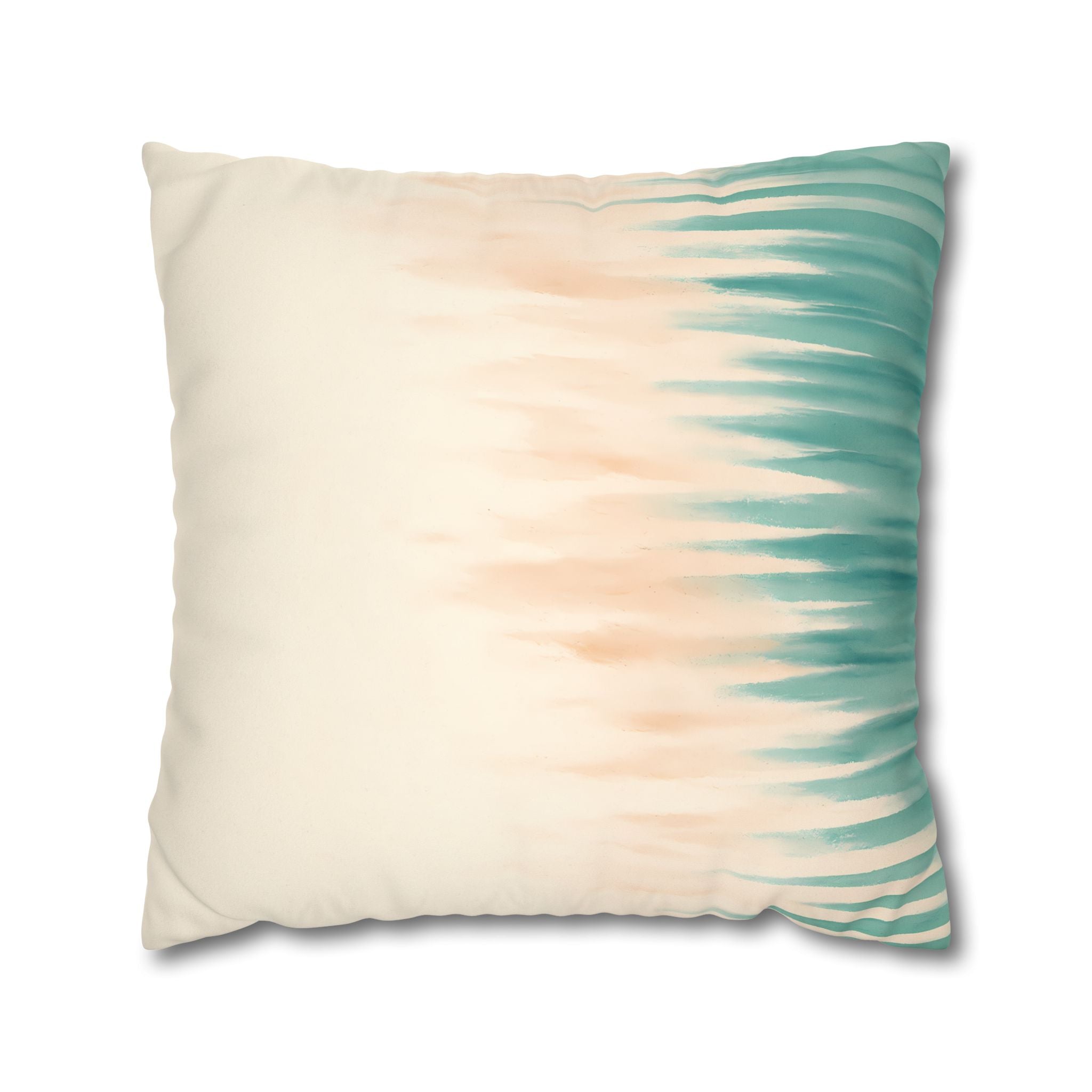 Asymmetric Coastal Stripe Cushion Cover