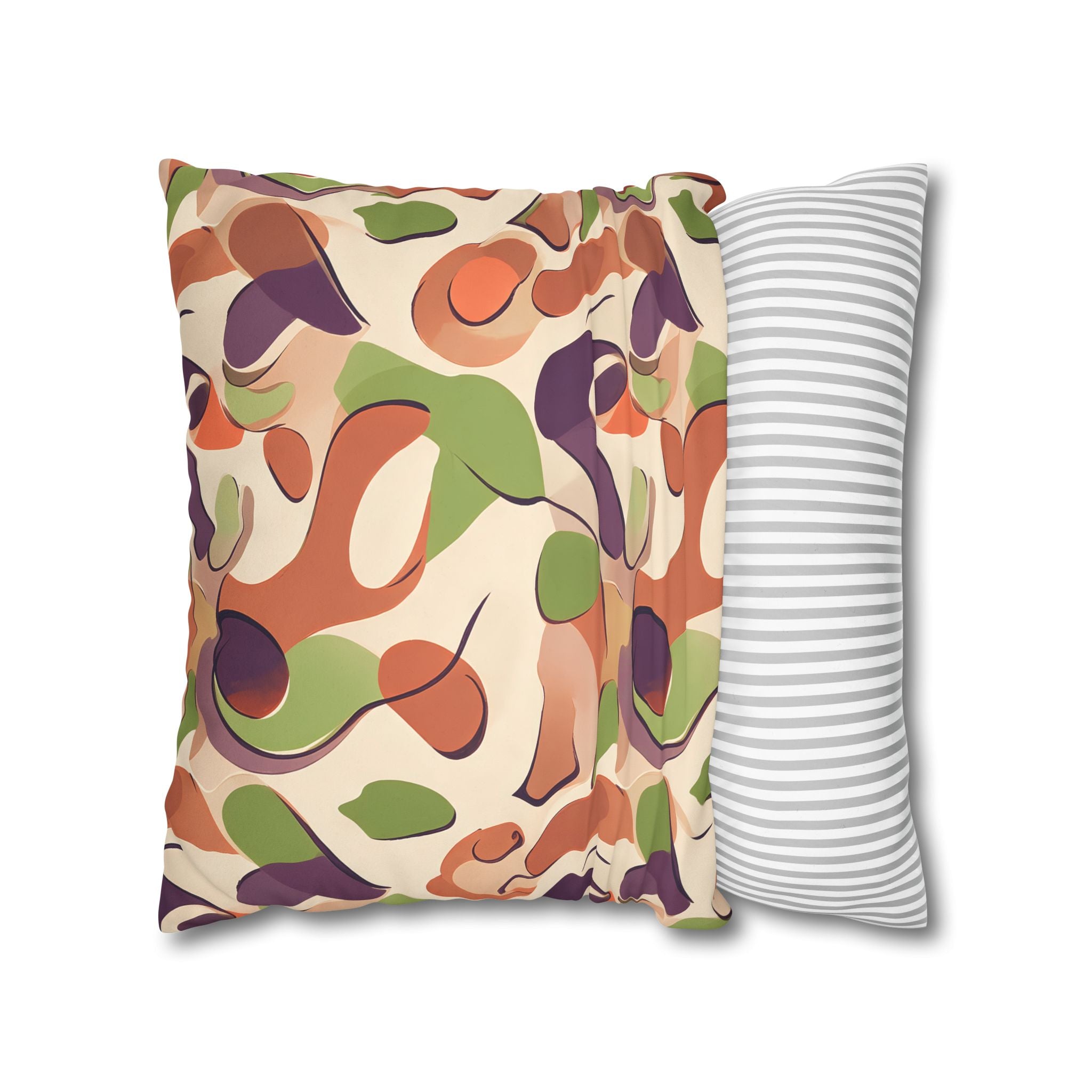 Contemporary Color Block Cushion Cover