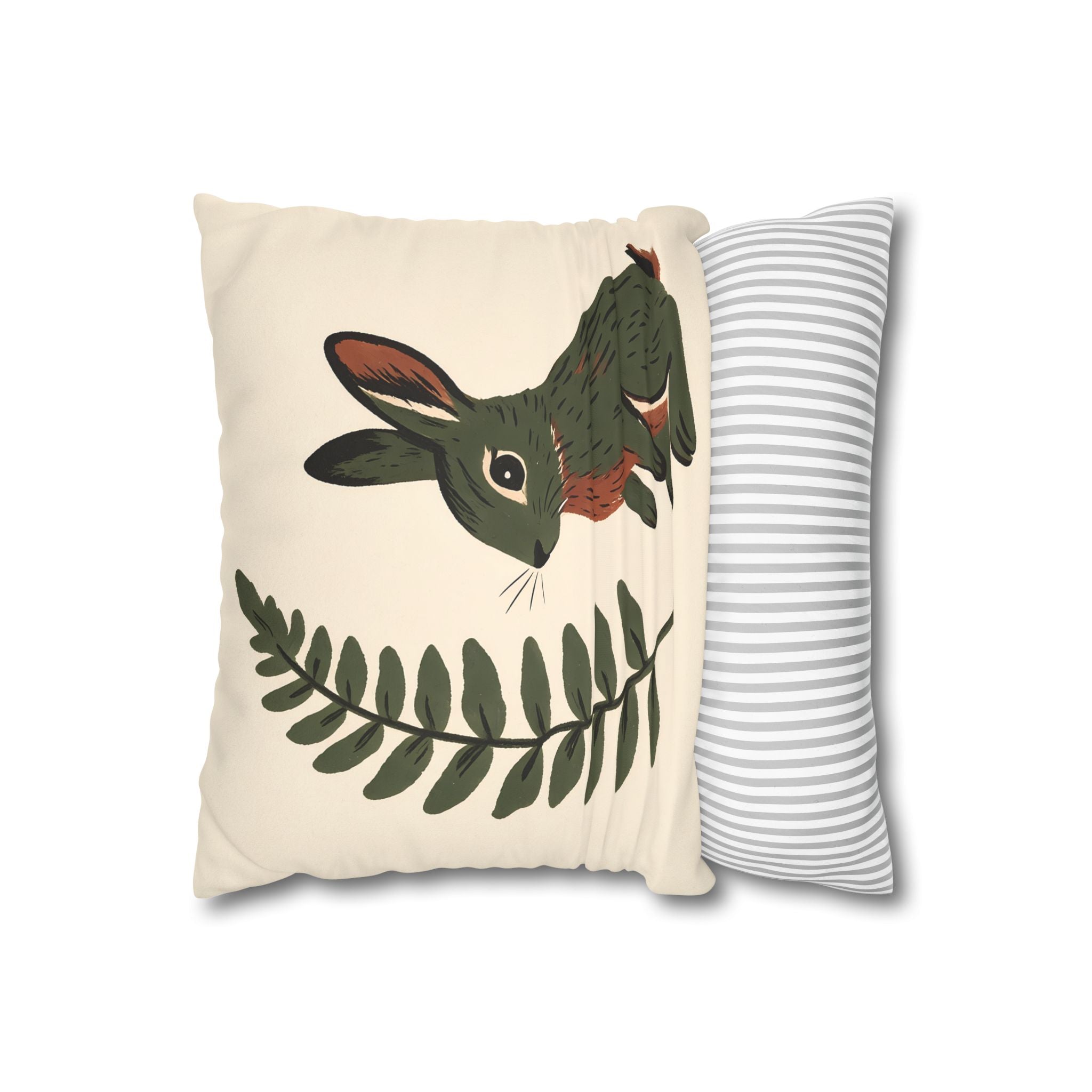 Woodland Hare Pillow Cover