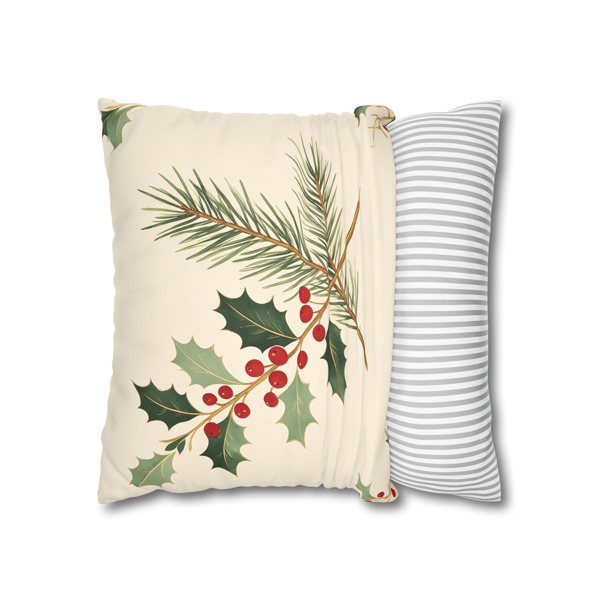 Holly Berry Cushion Cover
