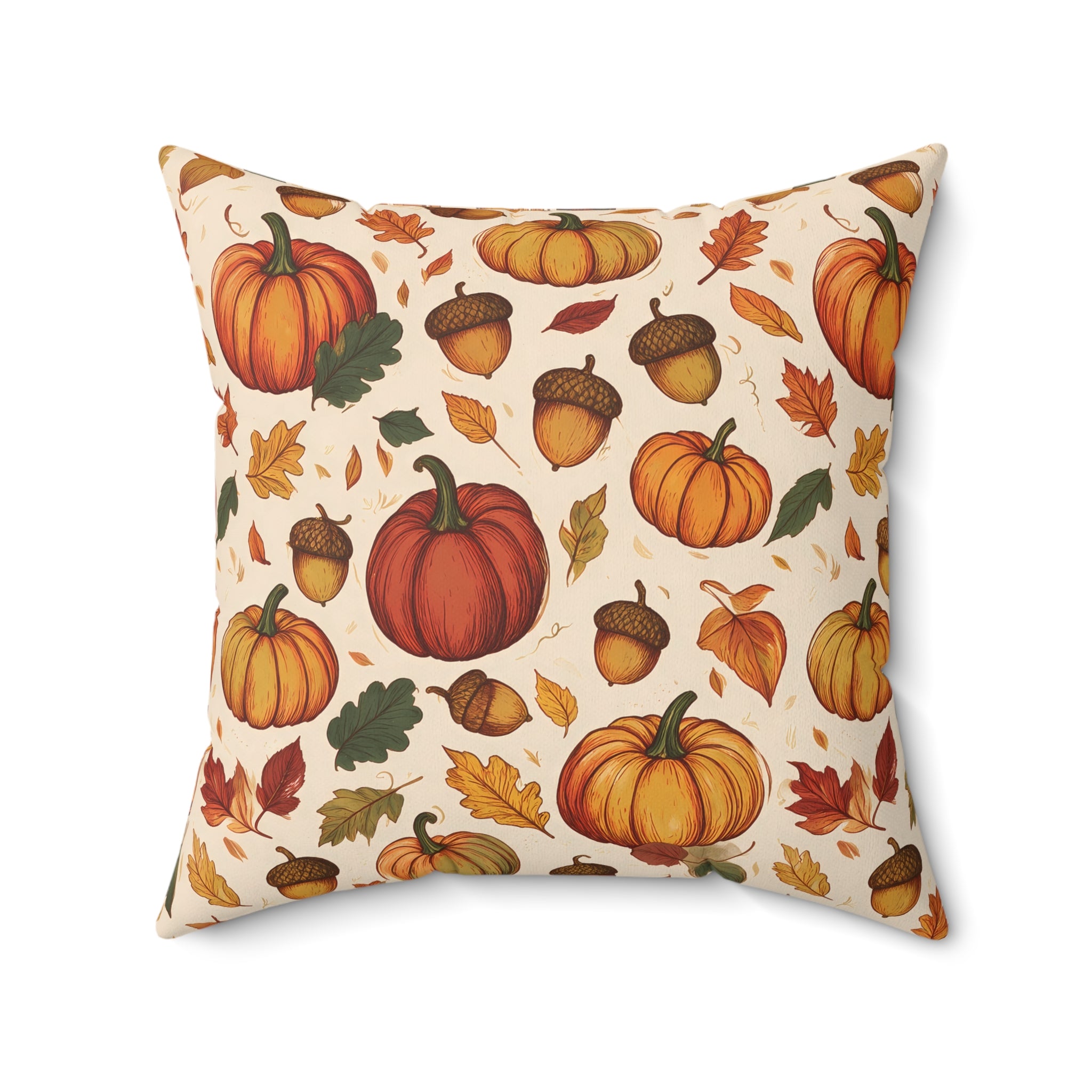 Pumpkin Throw Pillow with Insert