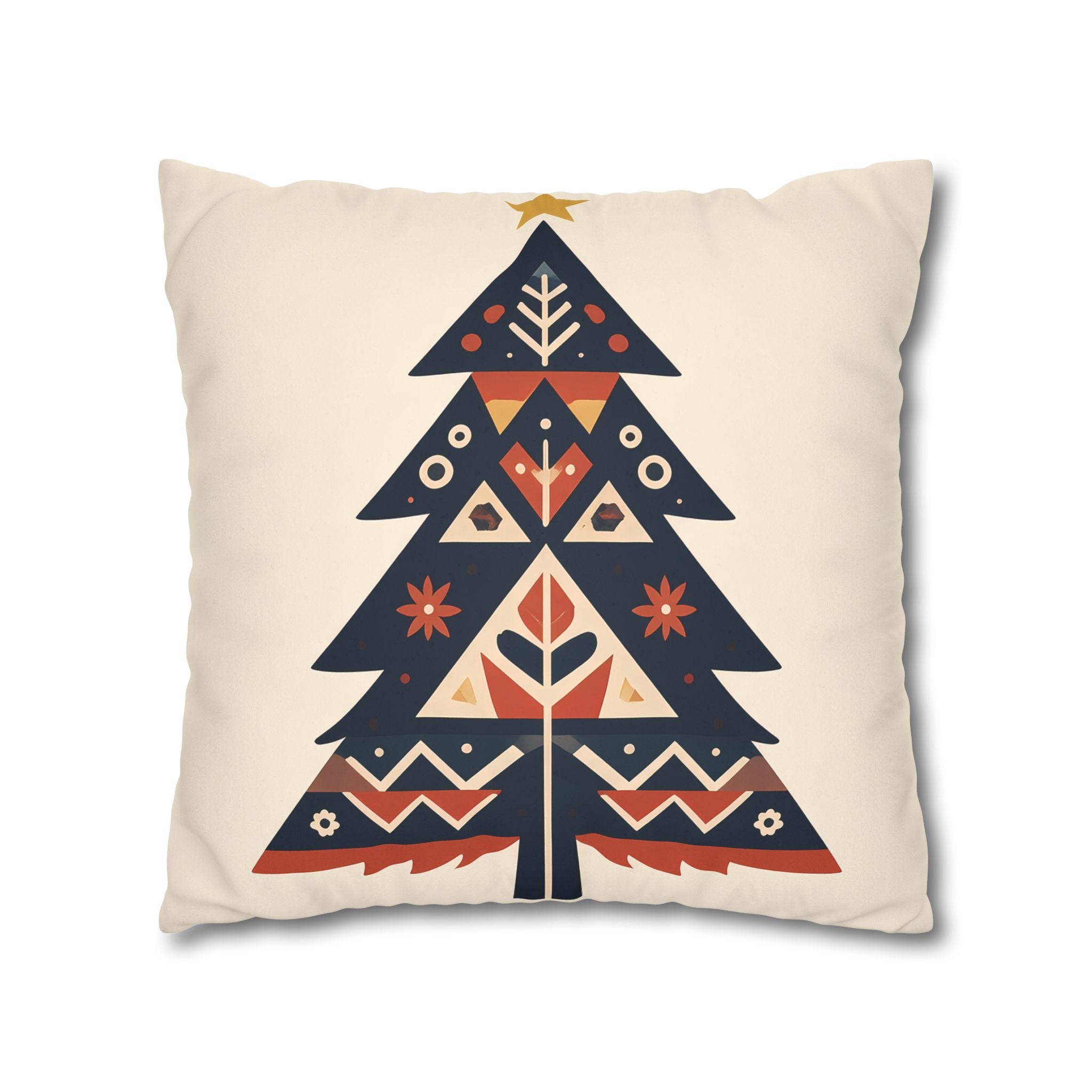 Nordic Christmas Tree Pillow Cover